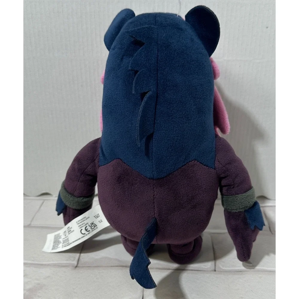 Fall Guys Ultimate Knockout Pink Wolf Bean Plush‎ Moose Toys 2021 Purple 8 inch